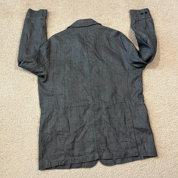 NWOT Cremieux Mens Linen Brown Safari Sport Jacket Size Large - Picture 6 of 7